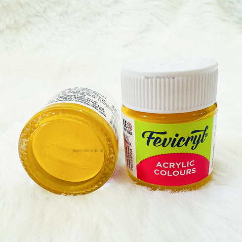 Yellow acrylic color