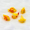 Yellow Fish Miniature Set - 5 Pcs in Set