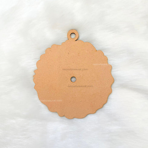 Agate Hanging Clock MDF Base For Resin