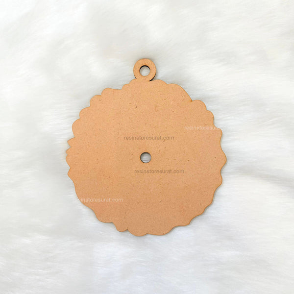 Agate Hanging Clock MDF Base For Resin