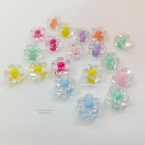 Acrylic Sun flower Beads