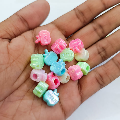 Plastic Apple Beads