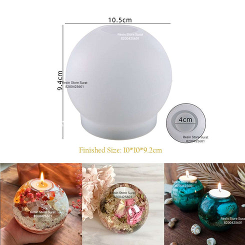 Ball Candle Mould - 3 inch
