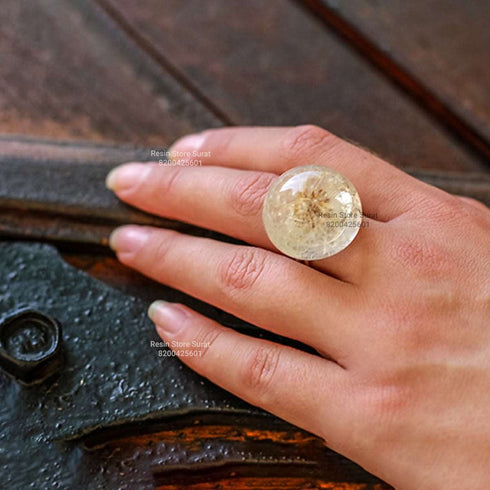 Resin Adjustable Ring Base - 5 Pcs