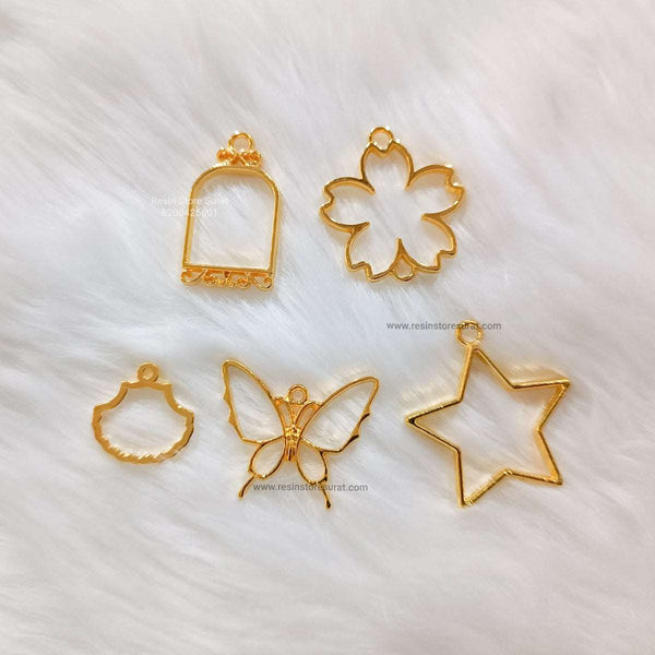 Antique Bezel Gold Set A