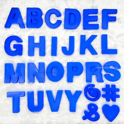 6 Inch Alphabet mould