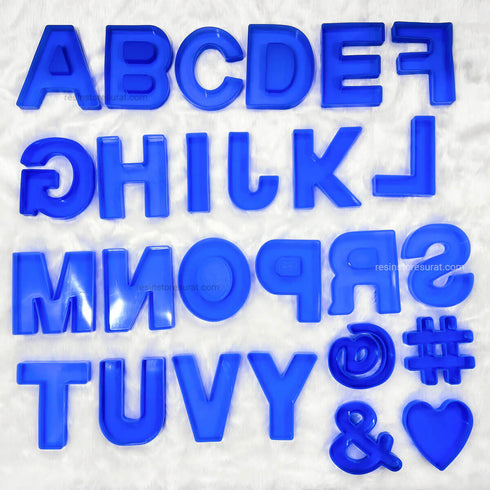 6 Inch Alphabet mould
