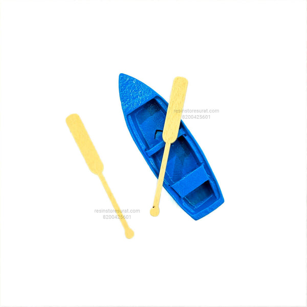 Blue Boat Miniature Set