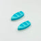 Small Blue Boat Miniature - 2 Pcs