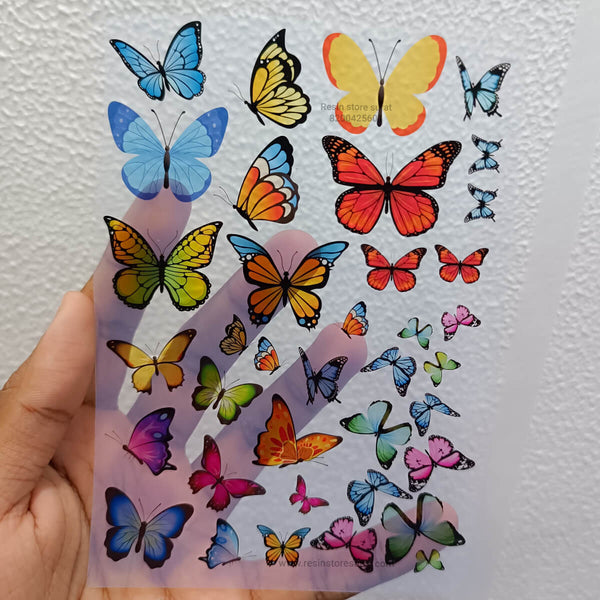 Butterfly Insert Sheet - A6