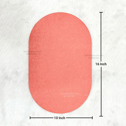 Capsule Name Plate MDF Cutout