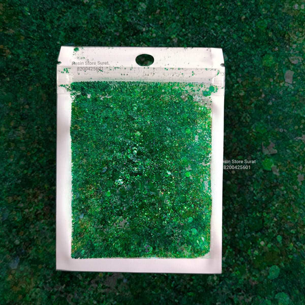 Green Chunky Glitter