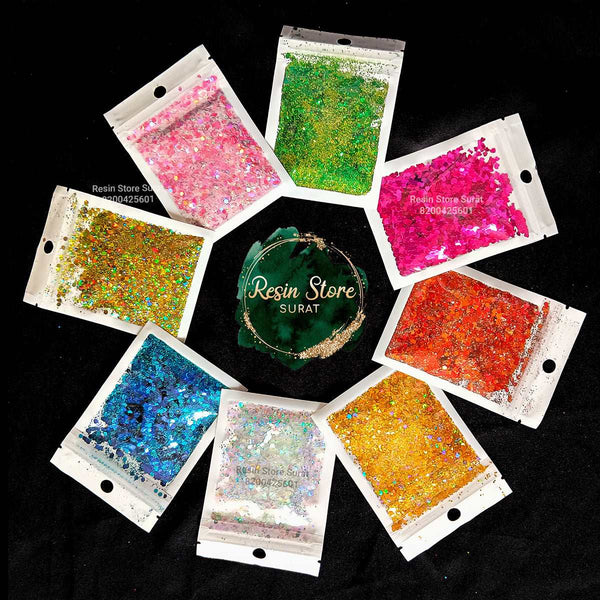 Chunky Glitter Combo Set For Resin