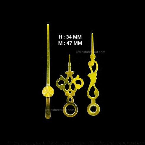 Small Gold Clock Needle - Design A