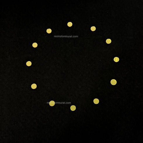 Dot Number Gold Acrylic