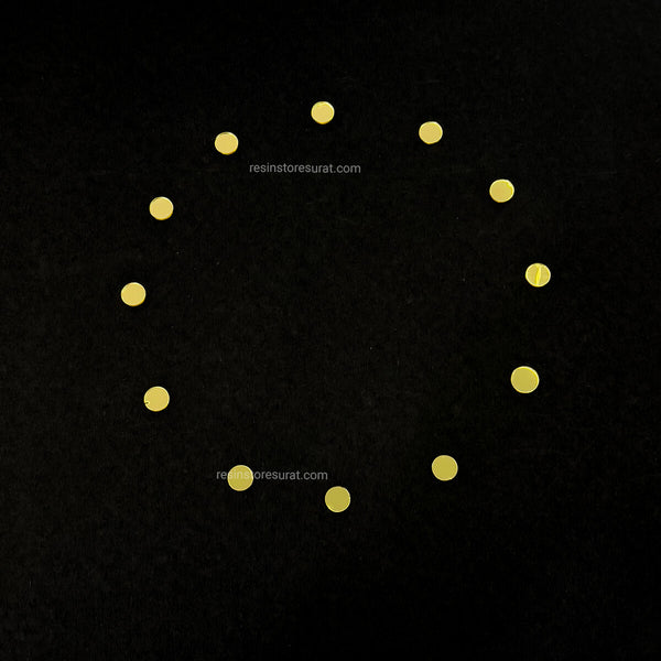 Dot Number Gold Acrylic