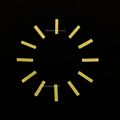 1" Number Stick - Gold Acrylic