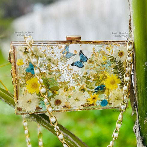 Acrylic Clutch Bag For Resin