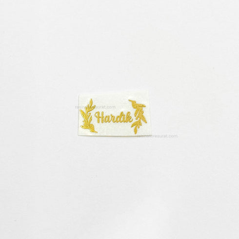 Customized rakhi metal sticker D - 2 Pcs