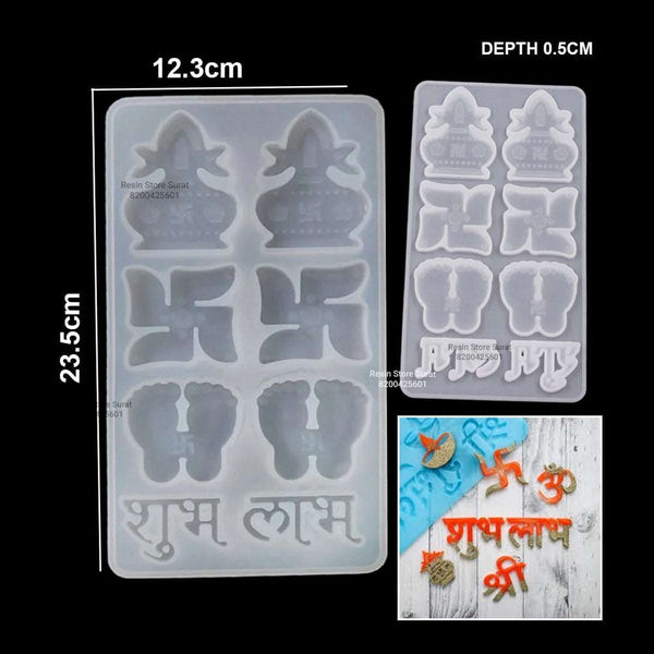 Diwali Shubh Labh Saathiya Kalash Mould