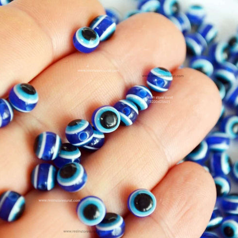 Evil Eye Beads - 10 pcs