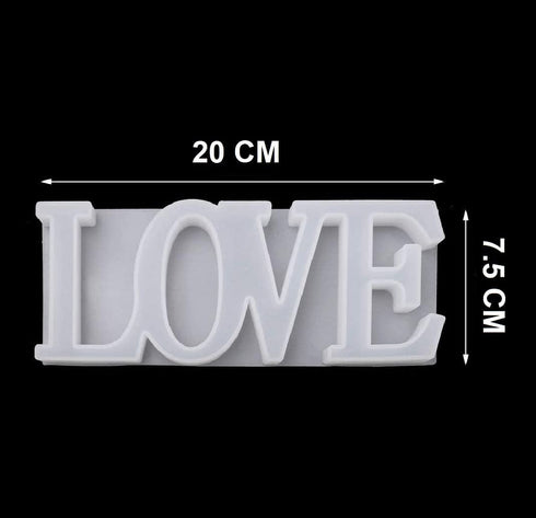 Love Text Mould 6 Inch