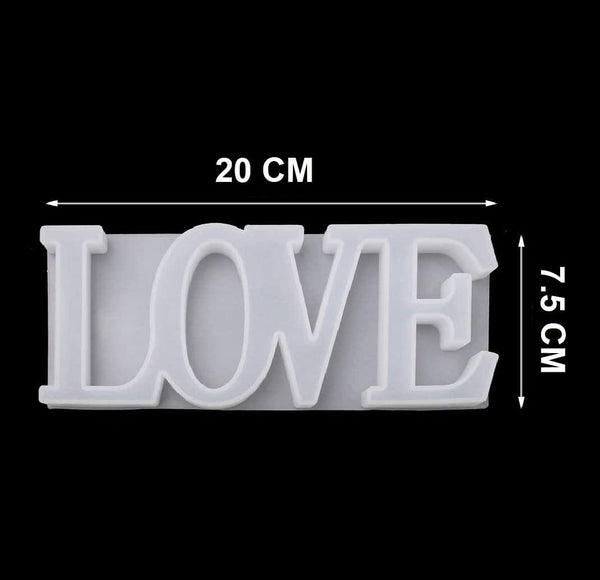 Love Text Mould 6 Inch