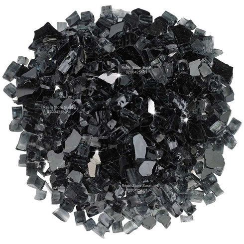 Black Firepit Glass