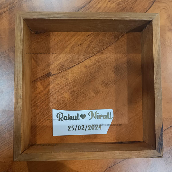 Custom Metal Sticker for Floating Frame