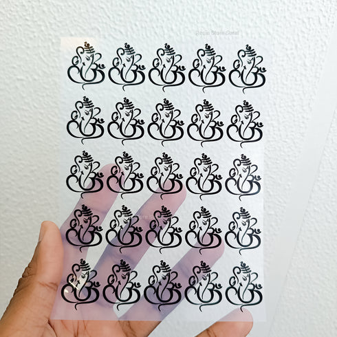 Ganesha Insert Sheet