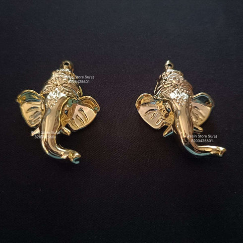 Metal Ganpati - 2 Pcs