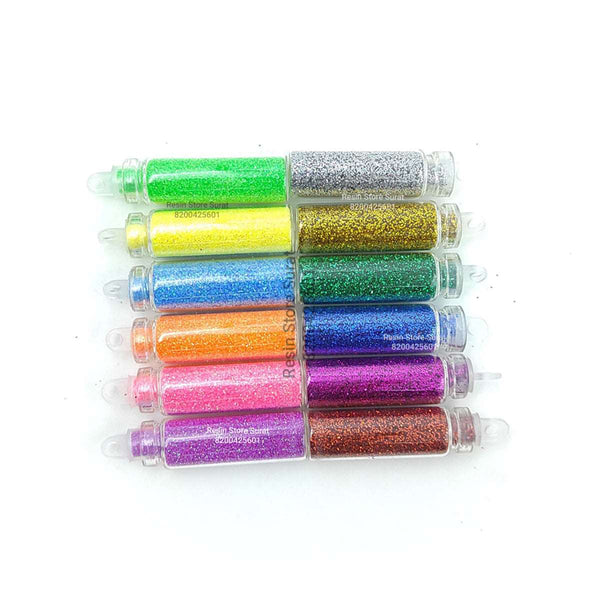 Resin Glitter 12 Pcs Set A