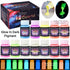 Glow In Dark Pigment 12 Color Set