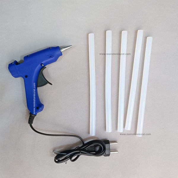 Glue Gun With 5 Stick