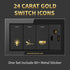 Gold Switch Sticker Labels