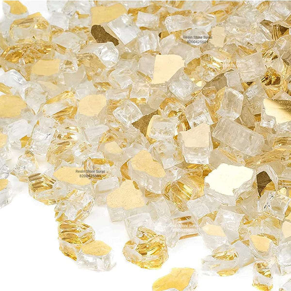 Golden Firepit Glass