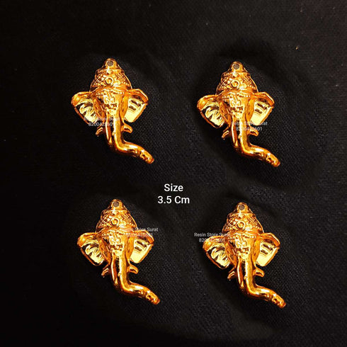 Gold Ganapati For Pooja Thali