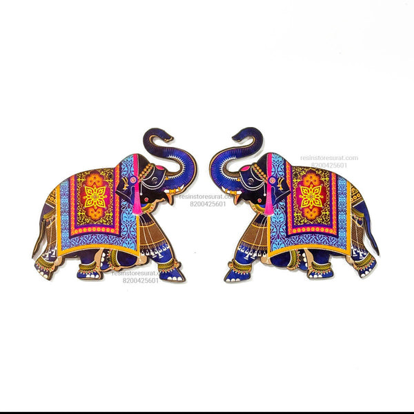 Elephant Mdf Cutout Pair