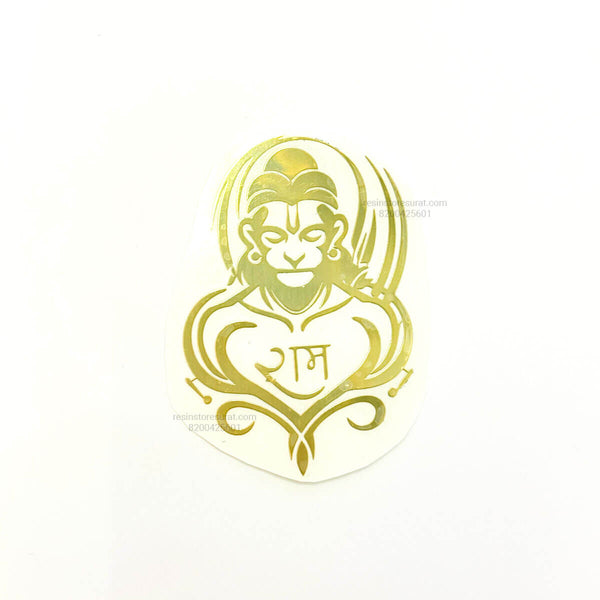 Hanumanji Metal Sticker