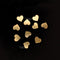 Half Inch Heart 10 Pcs Acrylic Cut