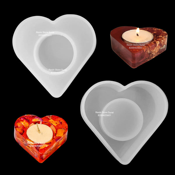 Heart T-light Candle Mould