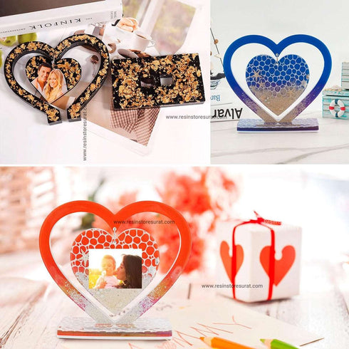 Hanging Heart Photo Frame Resin Mould