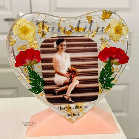 Heart Photo Frame Resin Mould