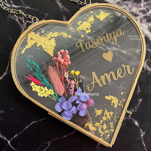 Heart Vintage Metal Frame 6 Inch