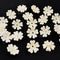 5 leaf White Beads