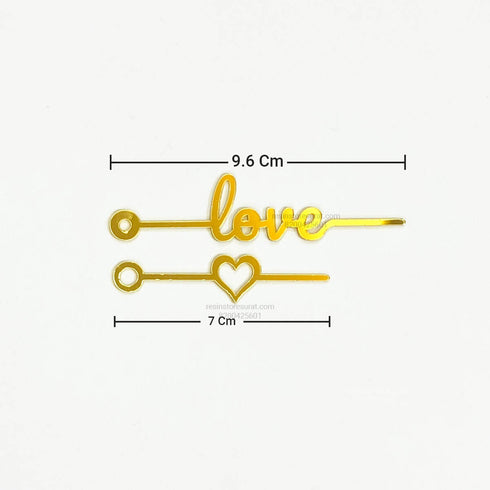 Love Acrylic Clock Hand