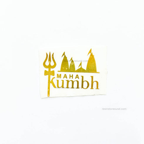 Mahakumbh Metal Sticker