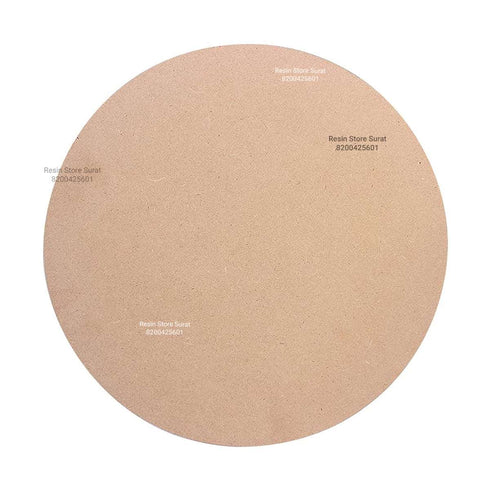 Plain Round Mdf