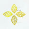 Big Metal Leaf - 4 Pcs B