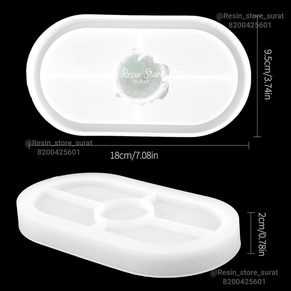 Mini Oval Tray Mould